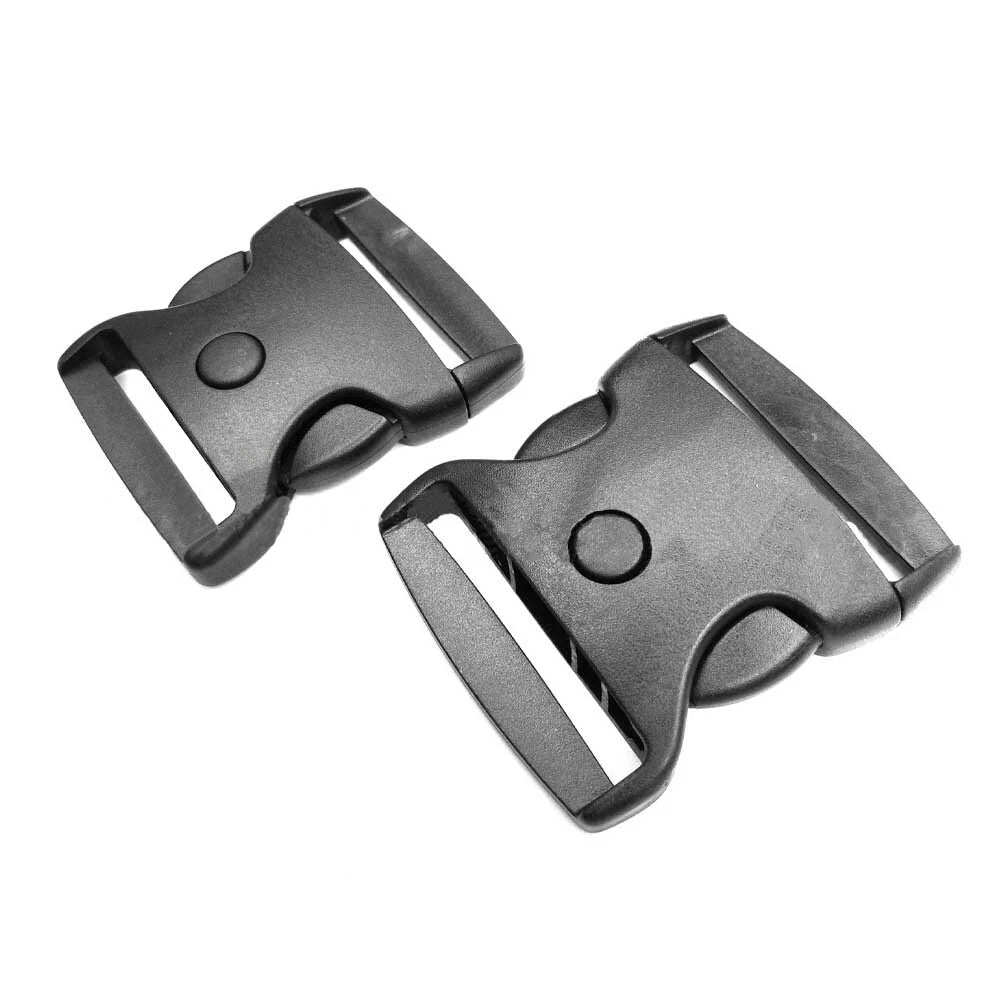 Set of 6 Triple Retention Buckles for Tactical Duty Belt (2" Wide)