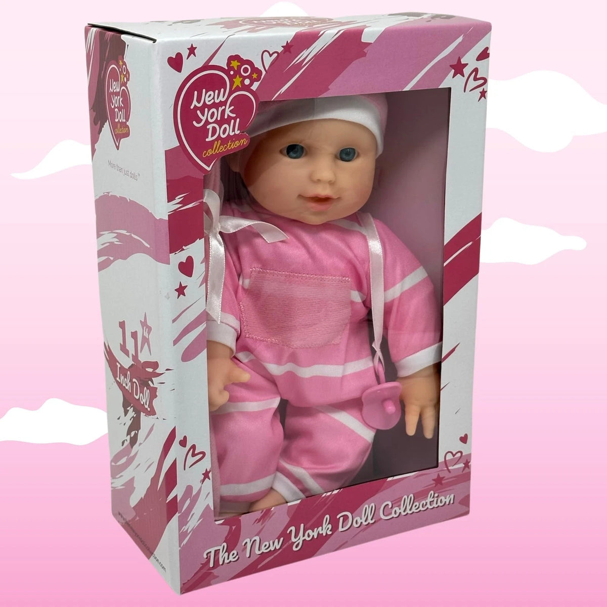 11 Inch Soft Body Baby Doll for New York Doll Collection