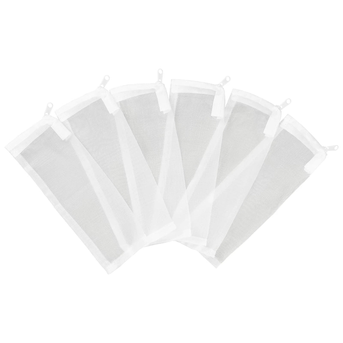 Set of 6 Aquarium Filter Media Bags for Fish Tank 3" x 8" Extra Fine