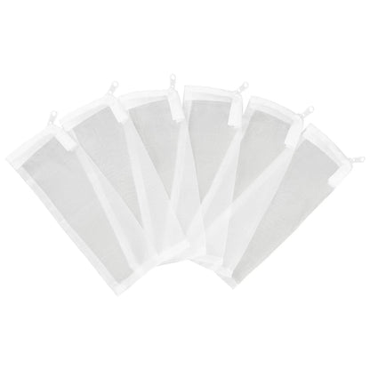 Set of 6 Aquarium Filter Media Bags for Fish Tank 3" x 8" Extra Fine
