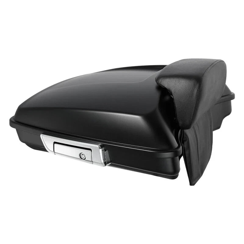 Matte Black Razor Trunk Backrest Mount for Harley Touring Road Glide (2014–2026)