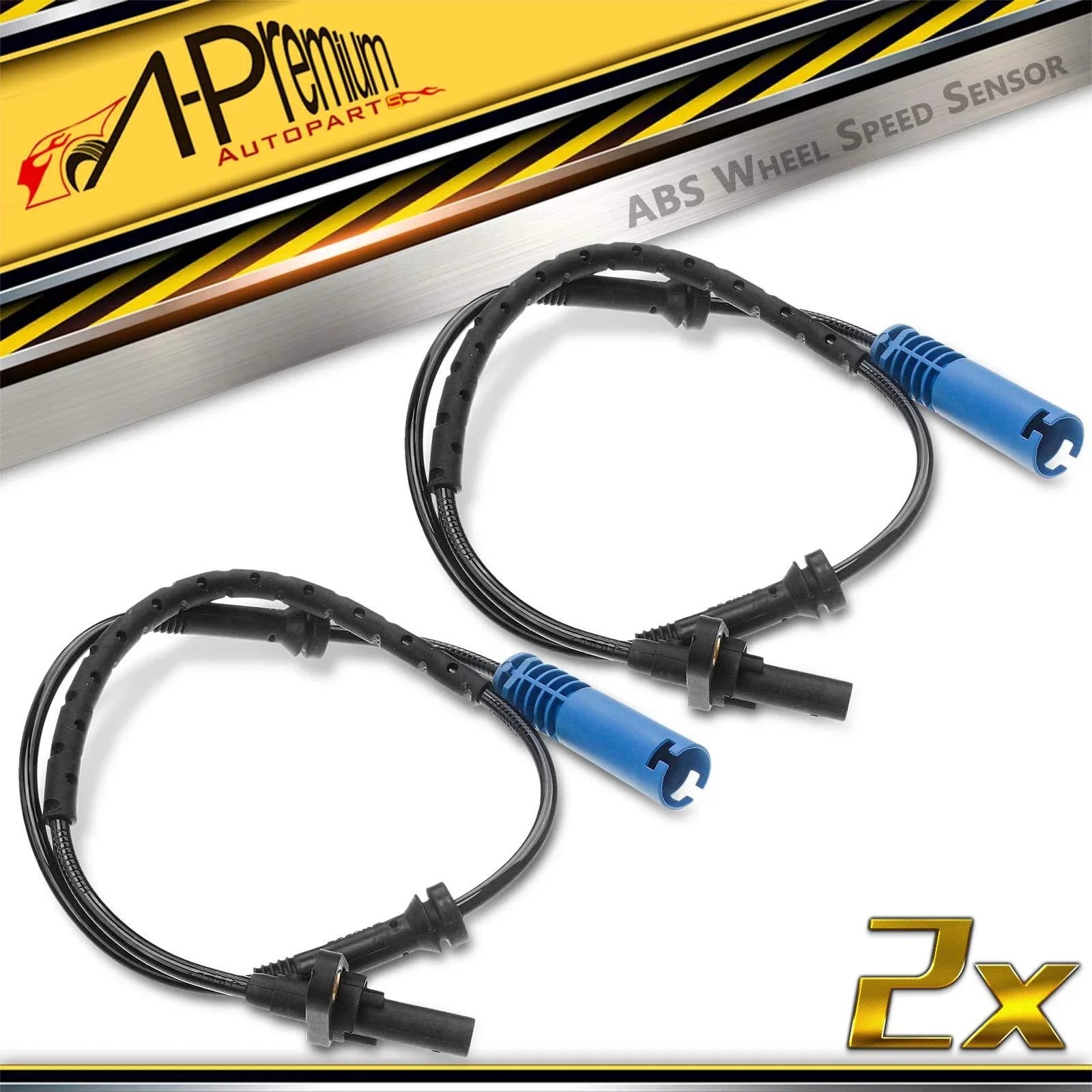 2X Front ABS Wheel Speed Sensor for BMW X1 (2013–2015)