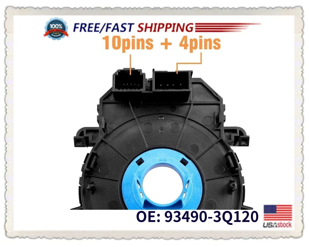 Clock Spring for Hyundai Elantra (2011–2013), Sonata (2009–2014) 93490-3Q120