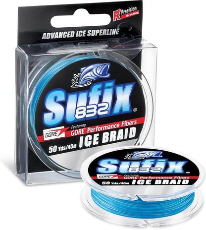 50 Yards High Sensitivity Ice Fishing Line - 4 lb - Ice Camo Design