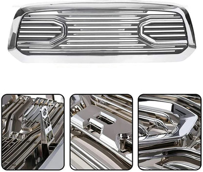Chrome Front Bumper Grille for Dodge RAM 1500 (2013–2018)