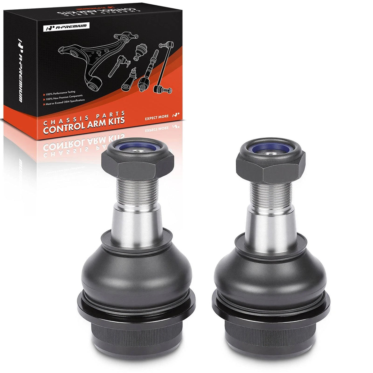2X Ball Joint Kit Front Lower for Ram 4500 5500 (68034497AA, 68456973AA, GS25520)