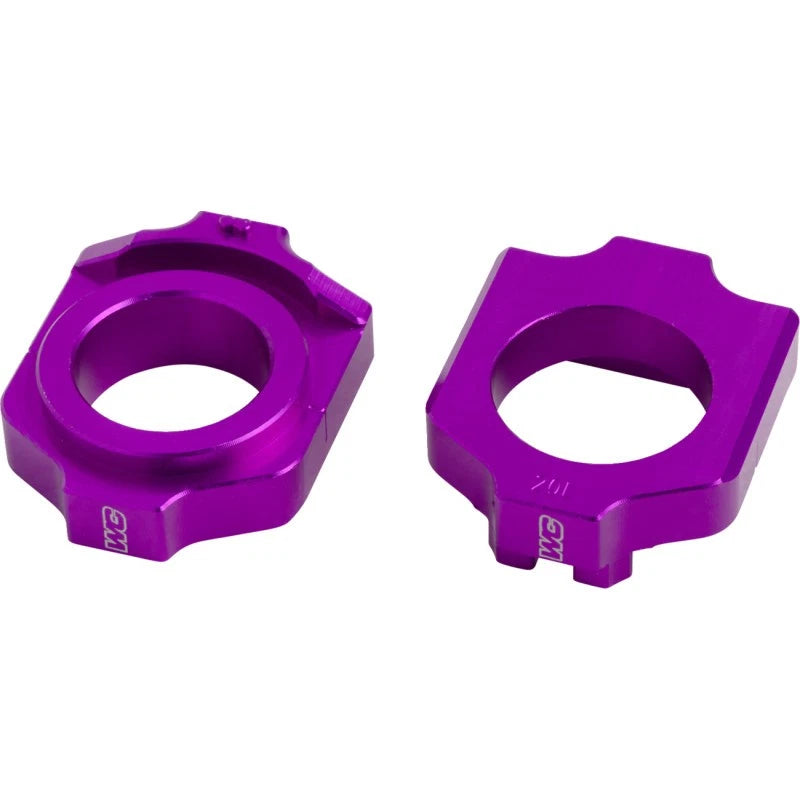 Axle Block Kit for Works Connection (17-P221) - Purple