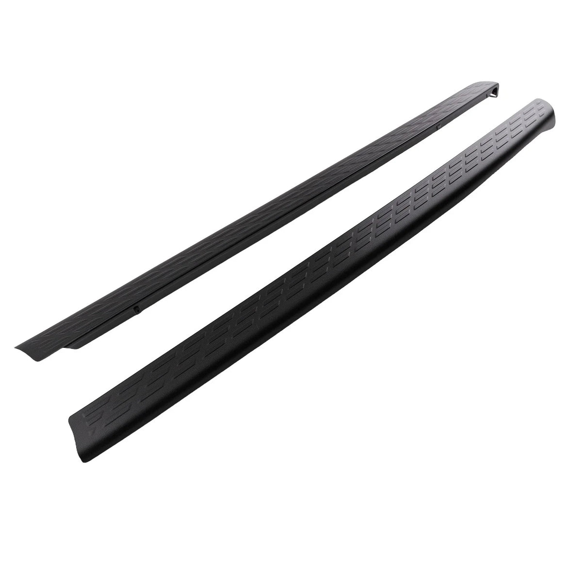 Set of 2 Bed Rail Cover Caps for Chevy Silverado 1500 (2007–2013) 7241104 Black
