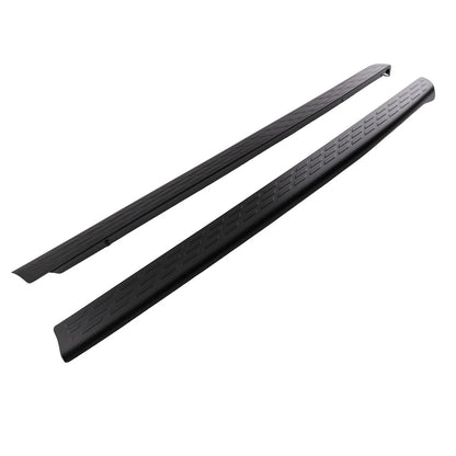 Set of 2 Bed Rail Cover Caps for Chevy Silverado 1500 (2007–2013) 7241104 Black