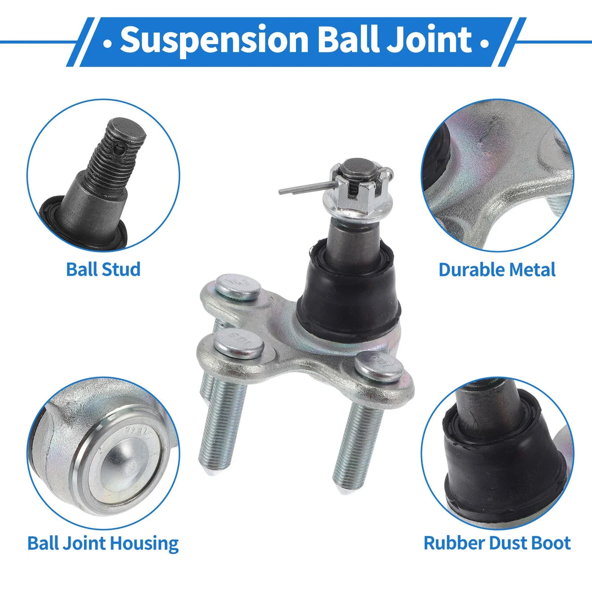 2X Front Lower Ball Joints for Honda CR-V (2023–2024) No. 51220TMJT51