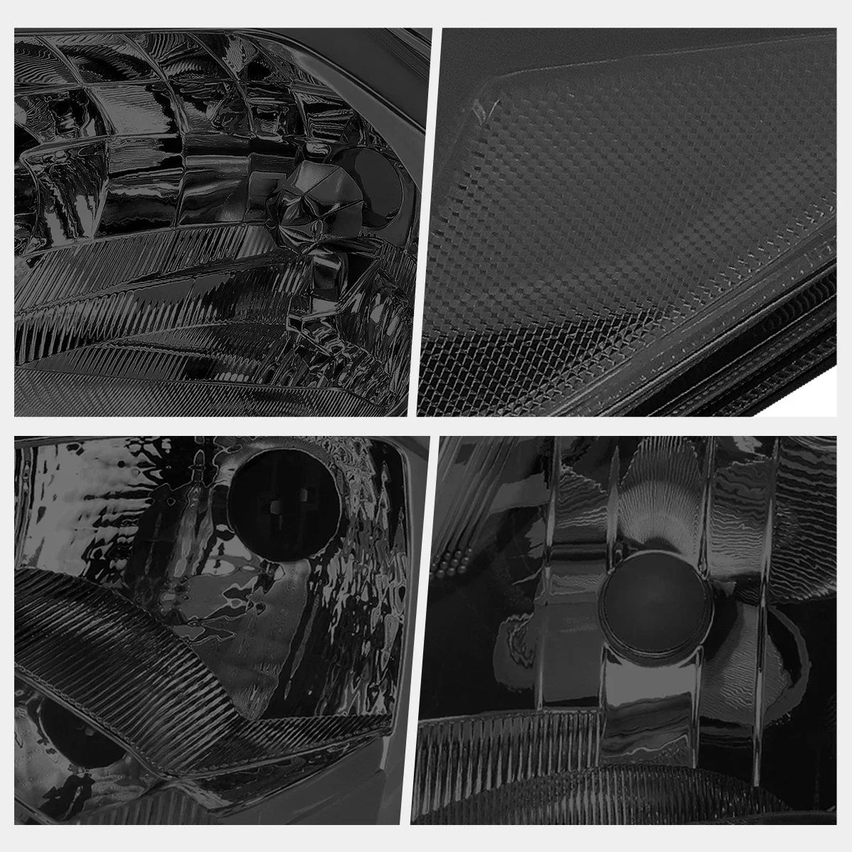 OE Headlight Lamps for Subaru Forester (2014–2016) Smoked Housing Clear Corner