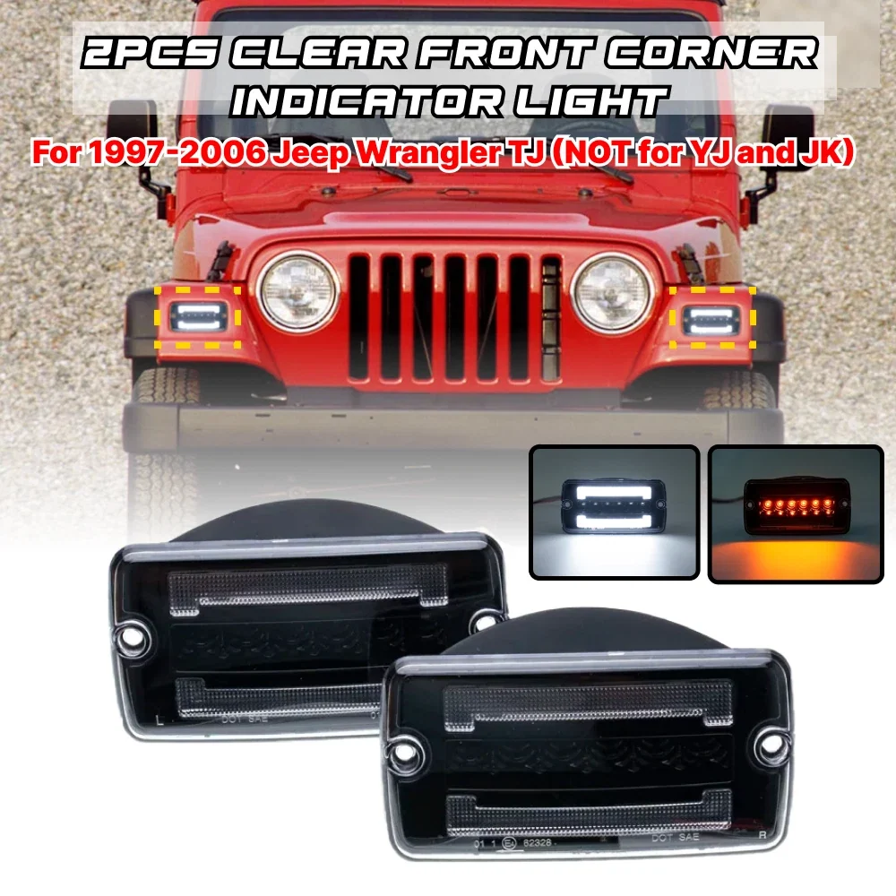 LED Front Corner Turn Signal Lamp for Jeep Wrangler TJ (1997–2006)
