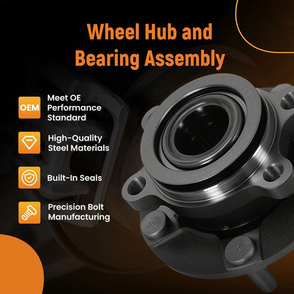 5 Lug Front Wheel Hub Bearing Assembly for Nissan Juke Leaf (2011–2016) 513336
