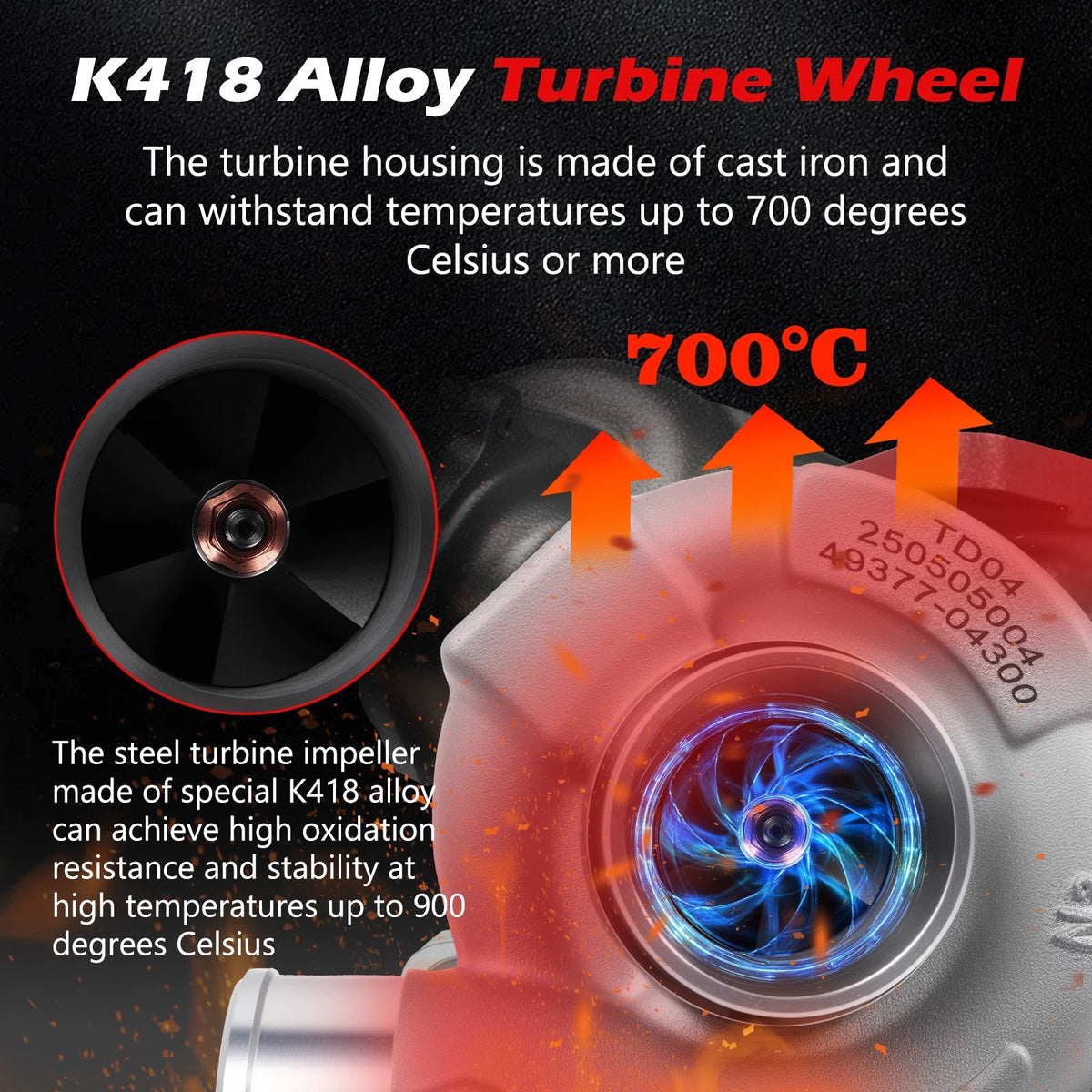 Billet Turbo 49377-04300 for Subaru Forester Impreza WRX (2000–2023)
