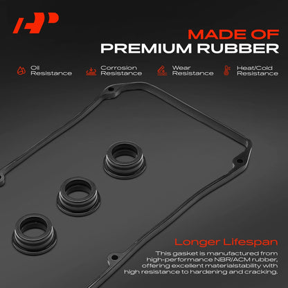 Set of 2 Engine Valve Cover Gaskets for Mitsubishi Mirage Lancer (1997–2007) VS50535R