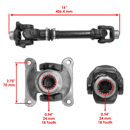 Rear Propeller Drive Shaft for Can-Am Bombardier (705500694, 705500760)