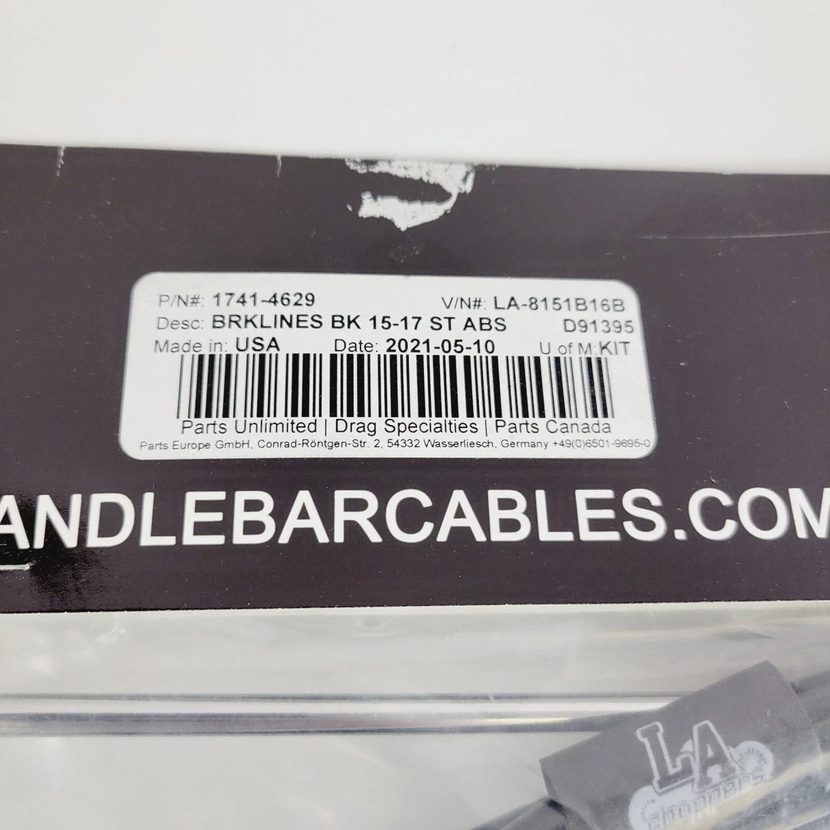 Replacement Brake Line Kit LA-8151B16B for Harley Fatboy