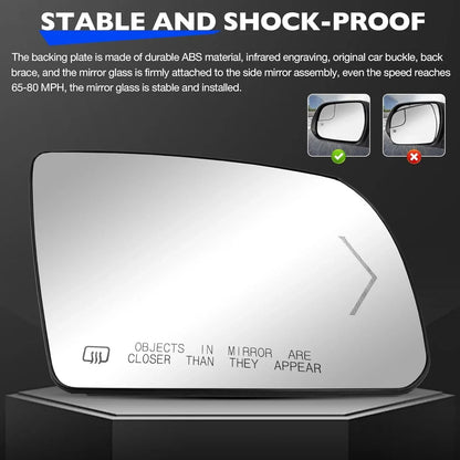 Heated Signal Mirror Glass for Toyota Tundra Sequoia (2007–2020)