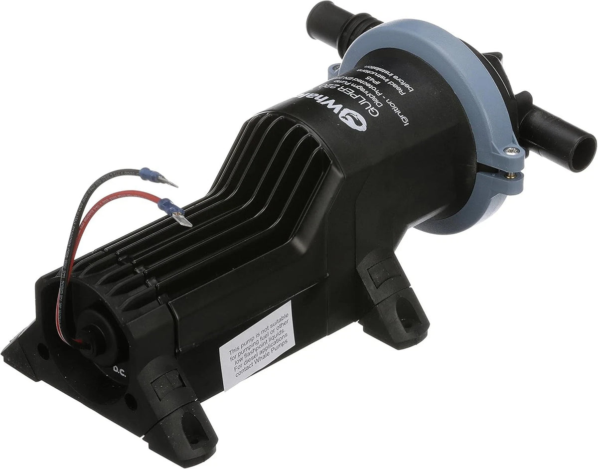 Whale Gulper 220 Waste Water Pump for Caravan Motorhome Campervan (12V)