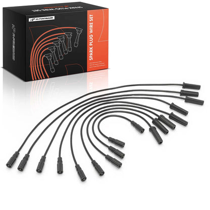 9x Spark Plug Wire Set for Chevy GMC C2500 C2500 Suburban C3500 K2500 (12192004, 671-8055)