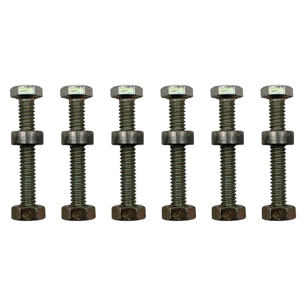 6 Shear Bolts, Nuts & Spacers for Noma 301172 Simplicity 1501216MA Murray 9524MA