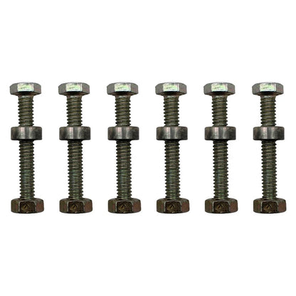6 Shear Bolts, Nuts & Spacers for Noma 301172 Simplicity 1501216MA Murray 9524MA