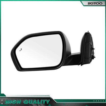 Left Side Power Mirror for Ford Explorer (2020–2024) w/ Blind Spot, Black, 5 Pins
