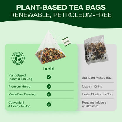 Organic Dandelion Wolfberry Detox Tea Herbal Blend 10 Pack
