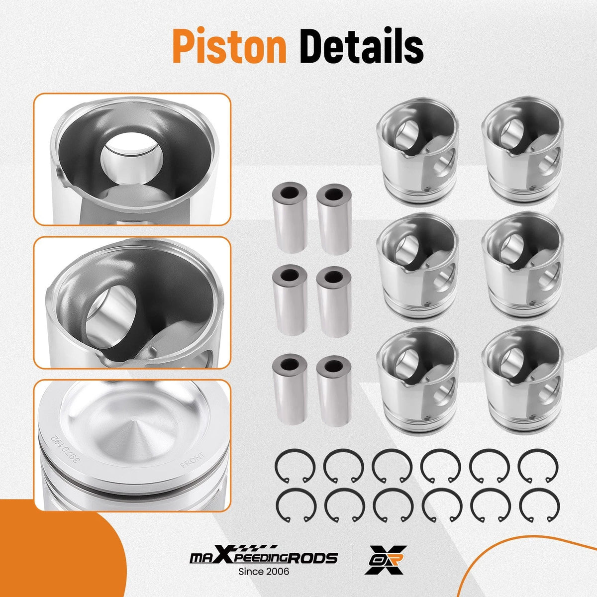 Piston Ring Set for Dodge Ram 2500 3500 5.9L Cummins (2004–2006)