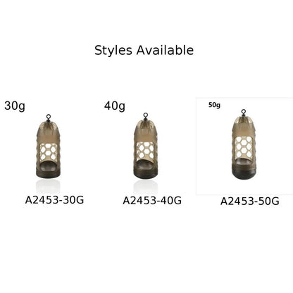 Aerodynamic Bait Cage Feeder for Carp Fishing (30G, 40G, 50G)