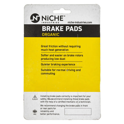Set of 4 Brake Pads for Arctic Cat CrossFire Firecat Lynx 2000 (519-KPA2653D, 0702-563)