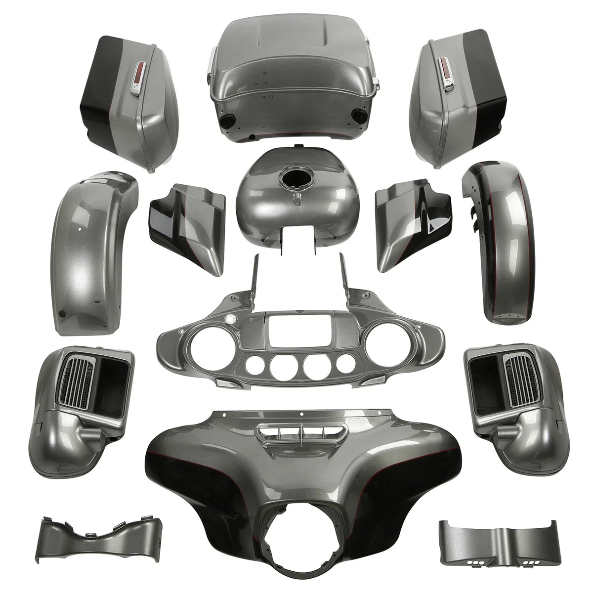 Fairing Bodywork for Harley Electra Glide (2014–2024) Billet Silver/Vivid Black