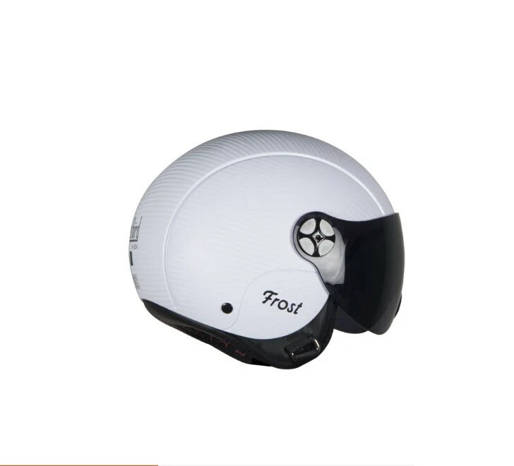 Frost Dashing White Open Face Smoke Visor Helmet for S Size 540MM