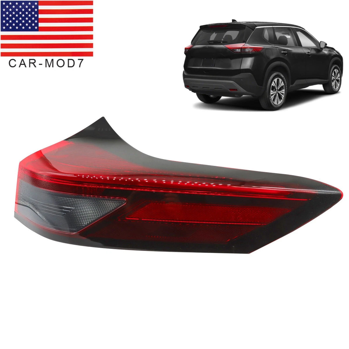 LED Tail Light for Nissan Rogue (2021–2024) - Right Rear Brake Lamp, 265506RR0A, NI2805122