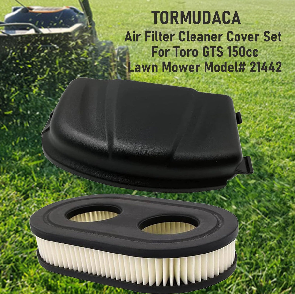 Air Filter Cleaner Cover for Toro Lawn Mower (Compatible with B&S 595658, 798452)