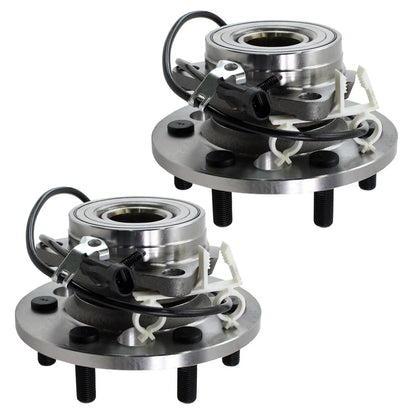2pc Front Wheel Bearing Hub Assembly for Chevrolet GMC 4WD