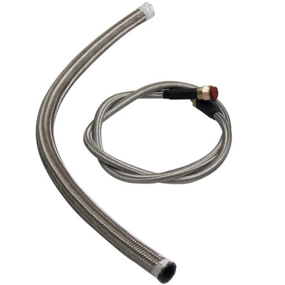 T04E T3/T4 Turbocharger Kit with Oil Return Feed Line for Universal