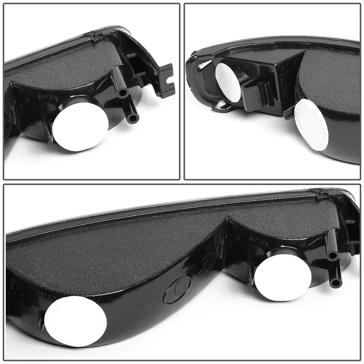 Bumper Signal Light for GMC Sierra/Yukon (1999–2006) Black Housing Crystal Clear
