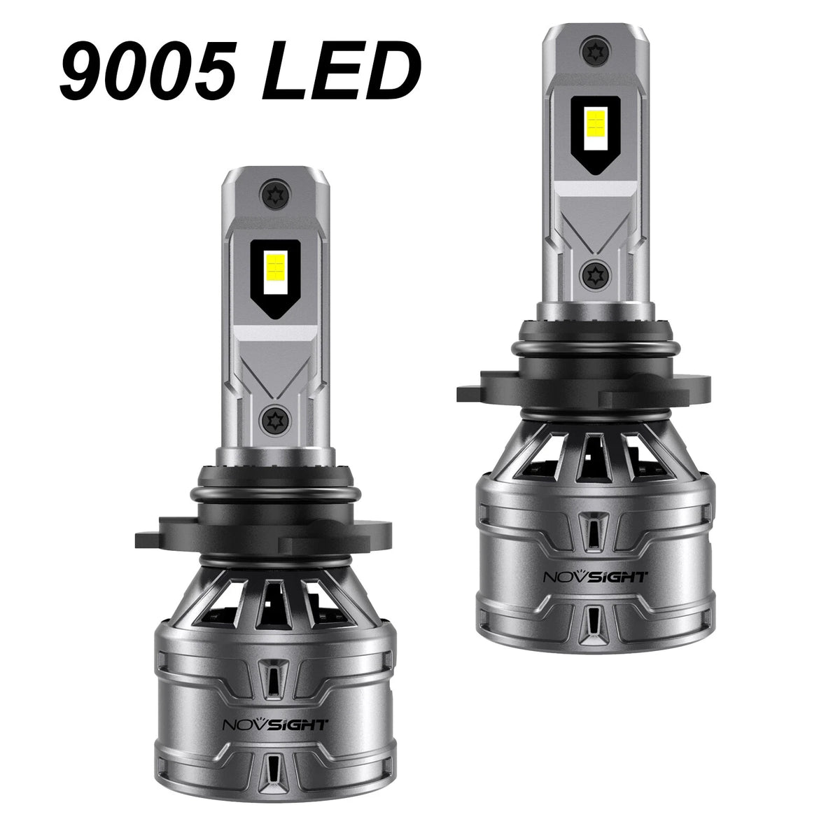 2X 9005 LED Headlight Bulbs for High Beam Replacement (Use for H1 H4 H7 H11 H13 9006 9007 9012 5202 HIR2)