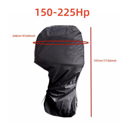 Outboard Motor Cover for Mercury 150-225 HP (C006) Black