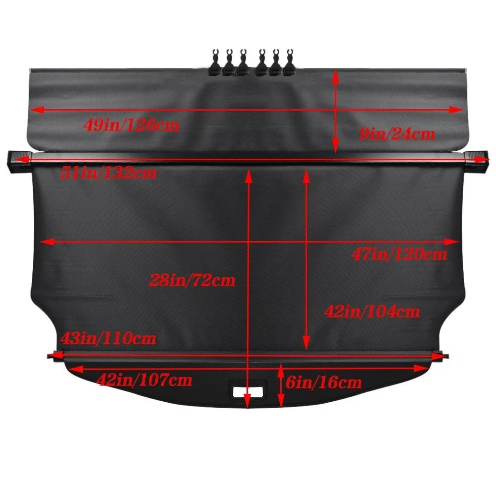 Retractable Cargo Cover for Chevy Equinox (2018–2020)