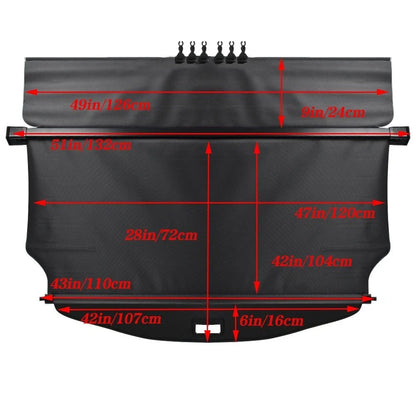 Retractable Cargo Cover for Chevy Equinox (2018–2020)