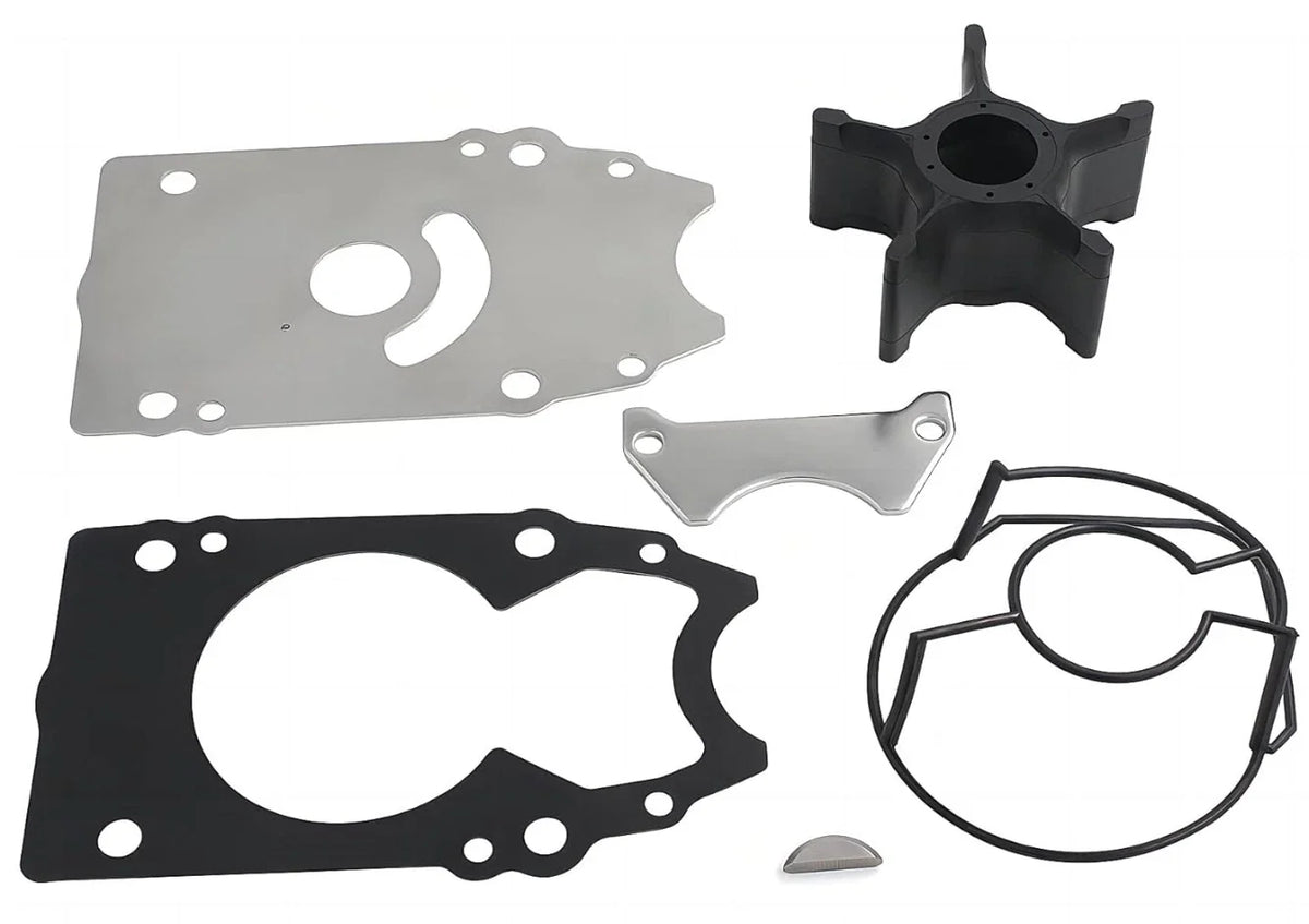 Outboard Water Pump Impeller & Plate for Suzuki 4-S (17461-93J00, 17471-98J01)