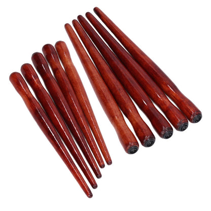 10Pcs Mahogany Calligraphy Penholders Dip Pen Holder Gifts