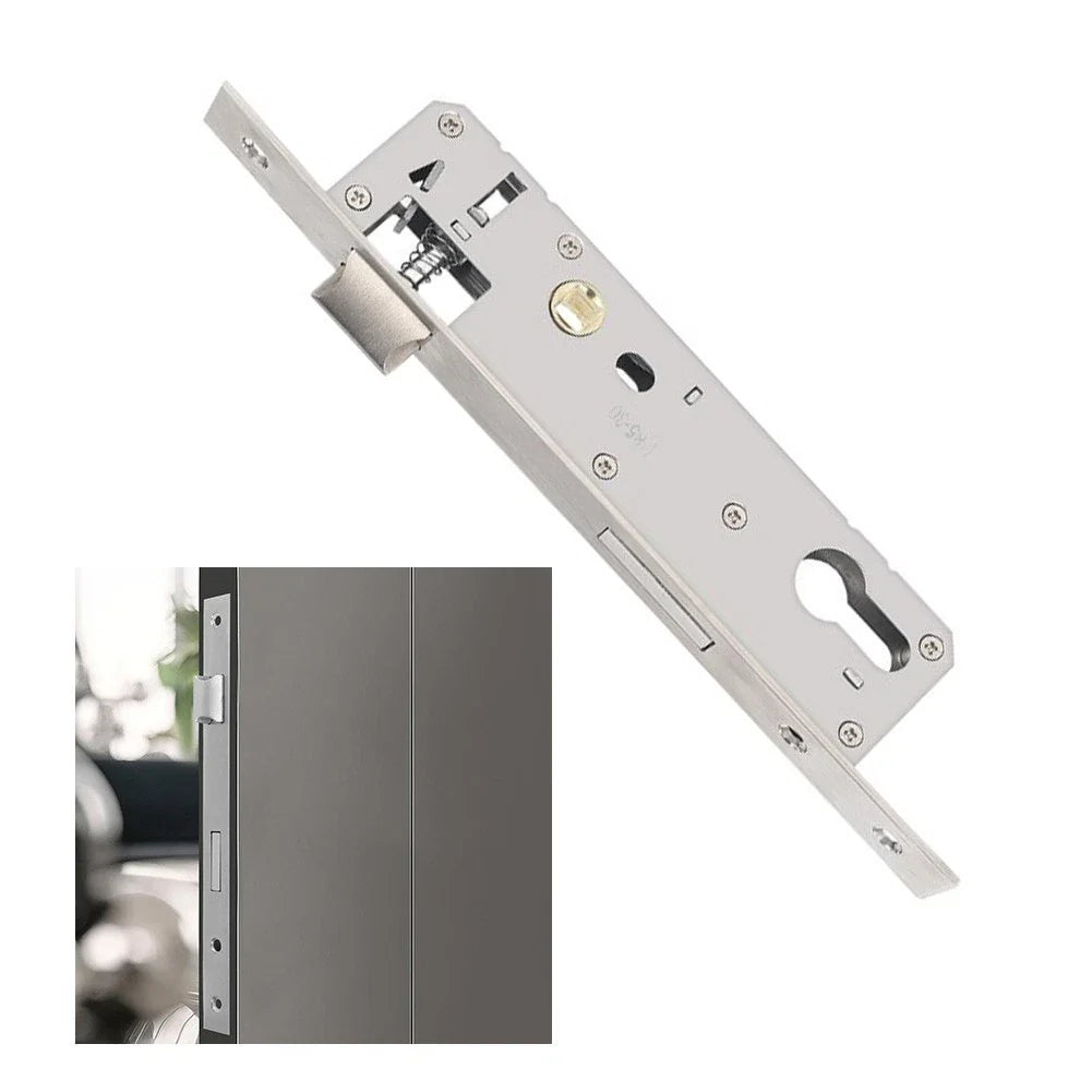 Mortice Lock 85x20mm for Indoor Outdoor Doors (Stainless Steel)
