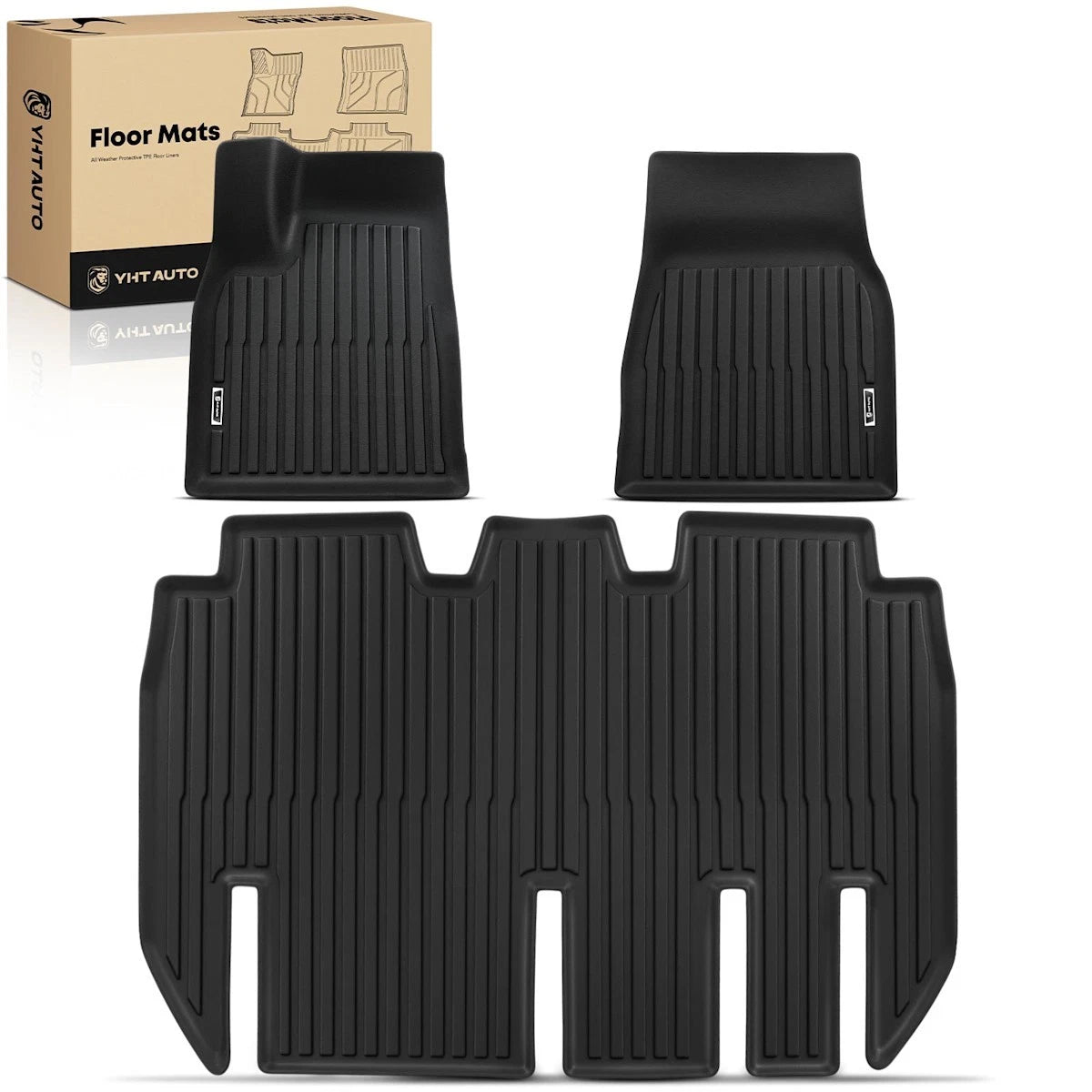 Set of 4 Floor Mats for Tesla X (2022–2024) 18123175, BATTERY EV