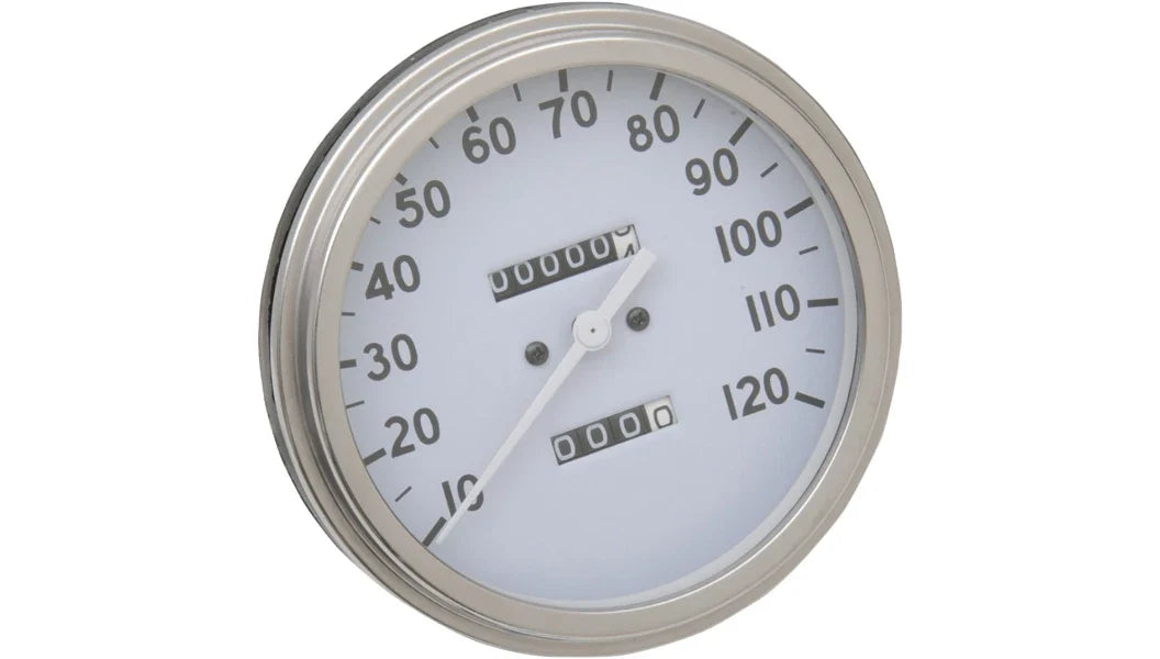 5" White Speedometer for Harley Davidson Softail (1984–1990)