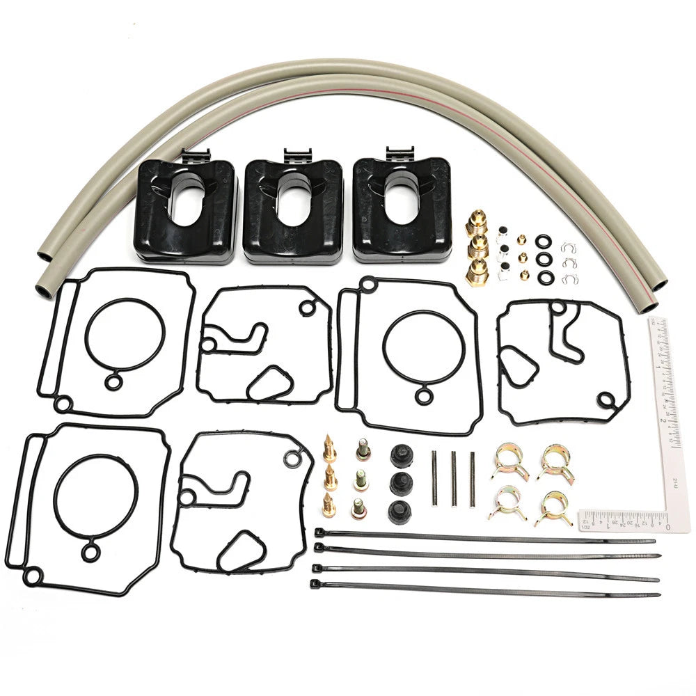 3-Pack Carburetor Repair Kit CRRK45 for Yamaha