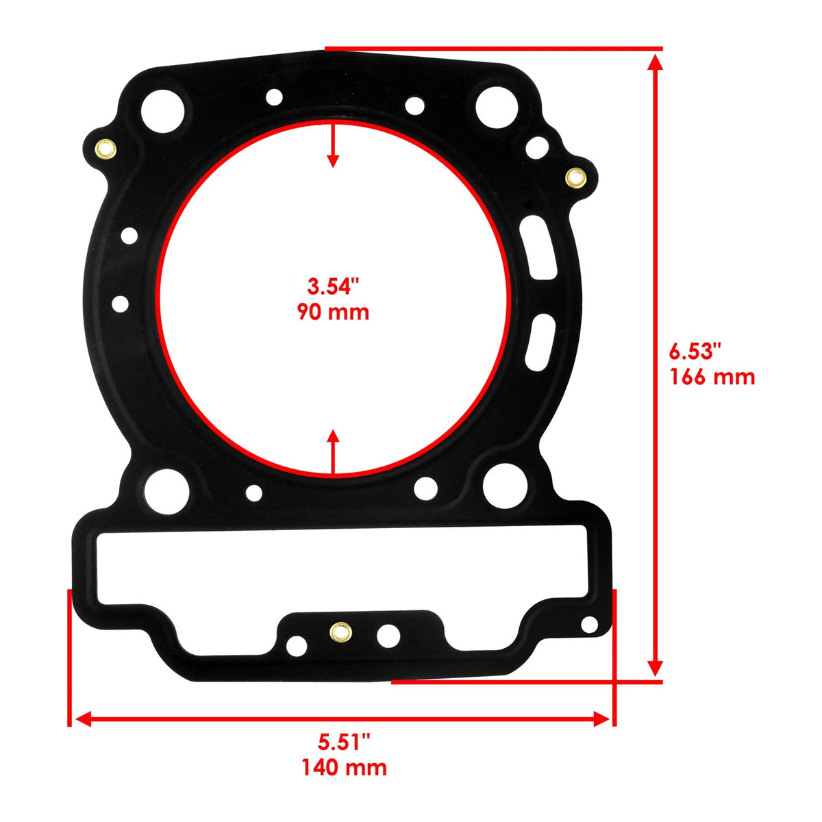 Cylinder Head Gasket for Can-Am Commander 800 (2011–2015) | XG129, 420613526, 420413397