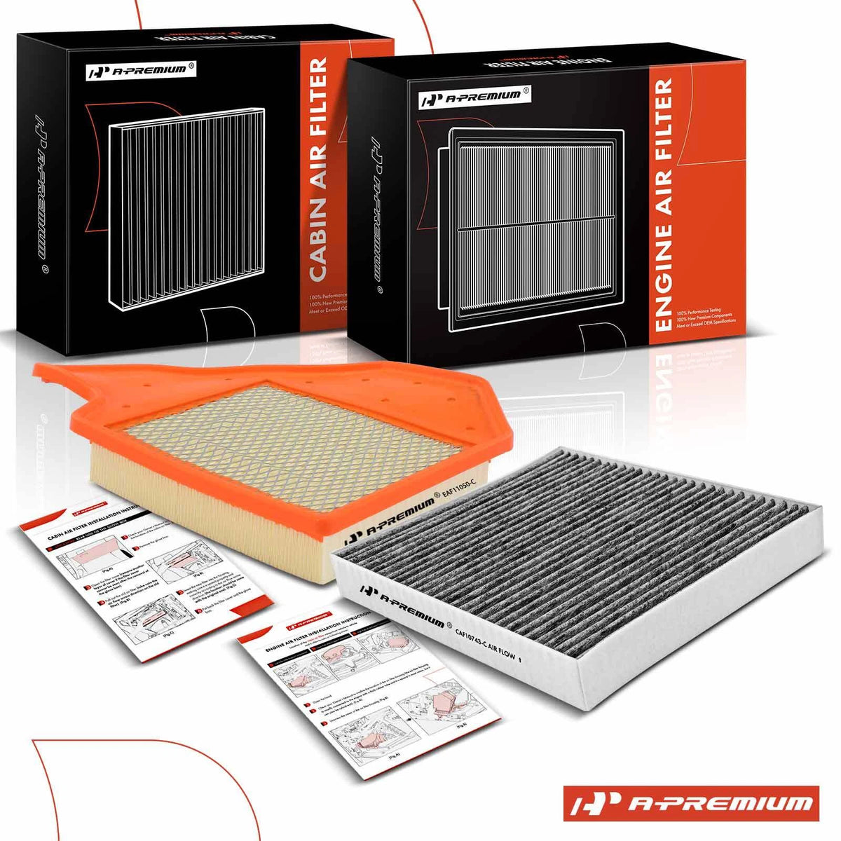 Activated Carbon Cabin Air Filter for Chrysler Dodge VW Routan (2009–2010) - 4861737AA, 68042866AA, CA11050